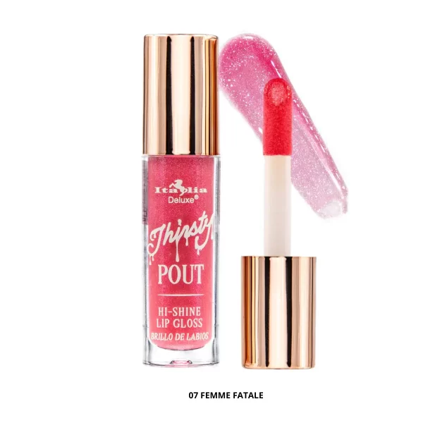 SET DE 4 GLOSS THIRSTY POUT SPICY ITALIA DELUXE