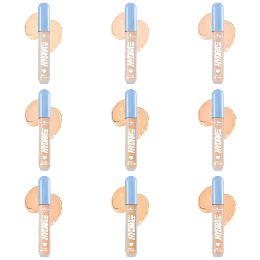 Corrector Italia Deluxe Hydrahit Hidratante 9 Piezas - gama de 9 tonos